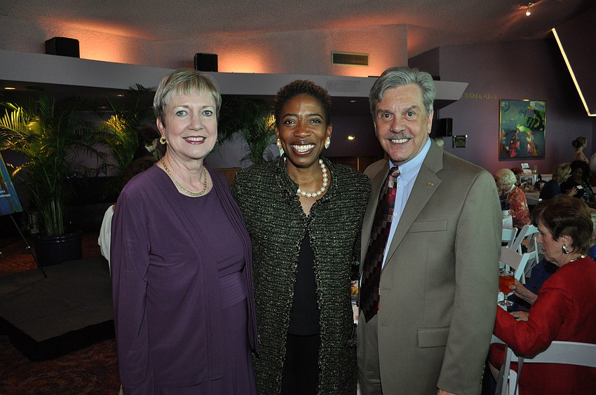 Lynn Guilford, Carla Harris and Arthur Guilford