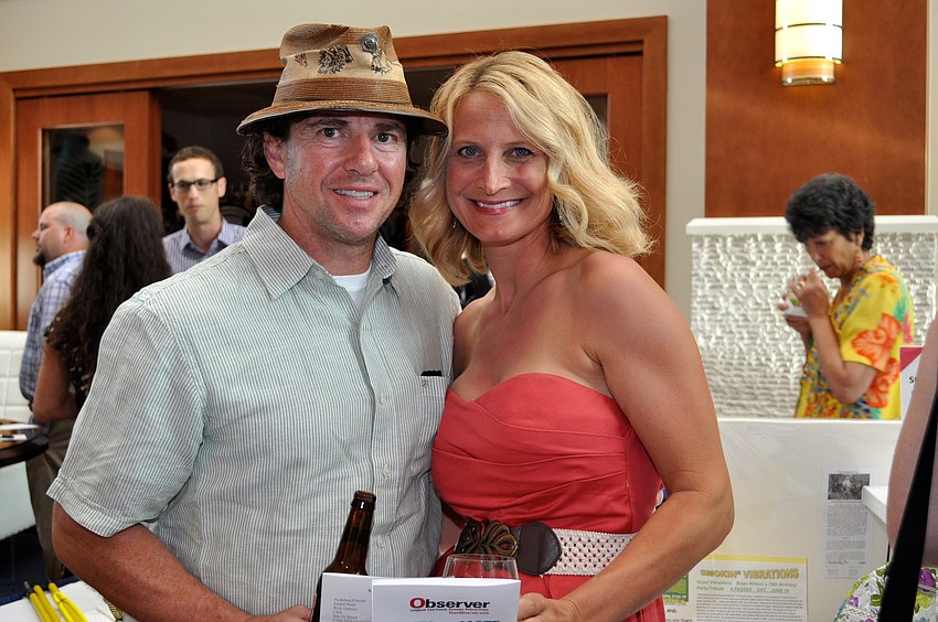 Scott Kallins and Christina Riggio