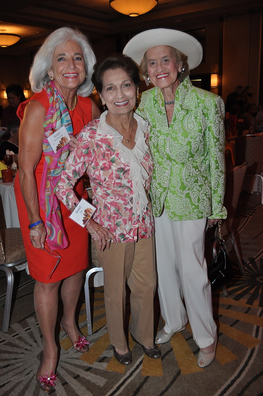 Graci McGillicuddy, Jewel Ash and Betty Schoenbaum