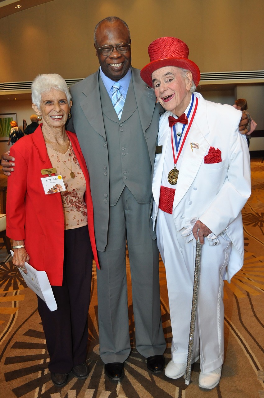 Lou Ann Palmer, Commissioner Willie Shaw and Jackie Le Claire