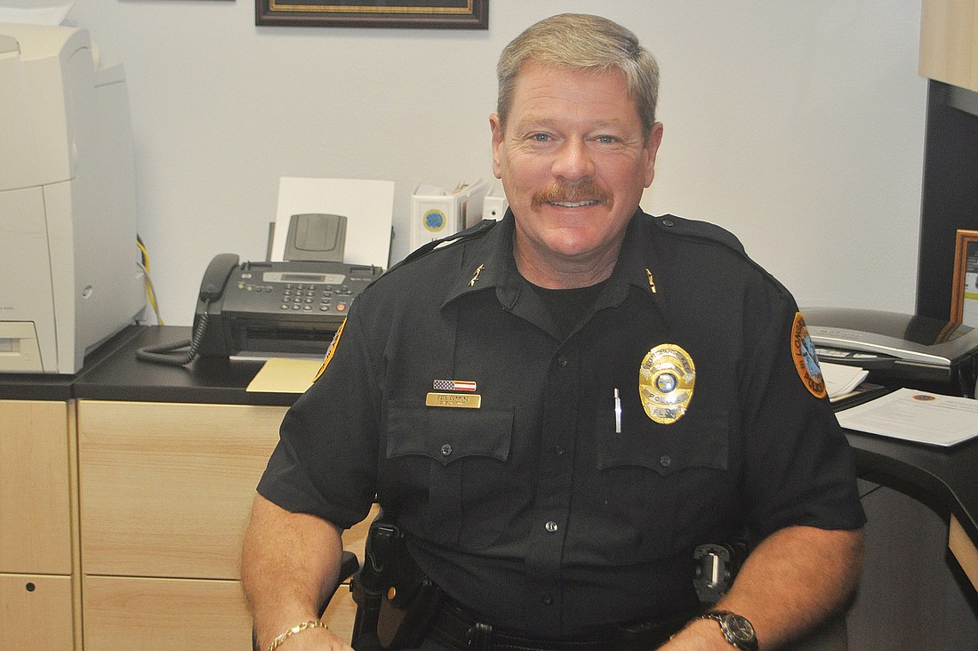 Pete Cumming became acting police chief in May, after four years as a captain.