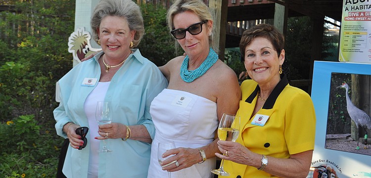 Part of the eventâ€™s planning committee Ann Anderson, Valerie Thackray and Nancy Curtis