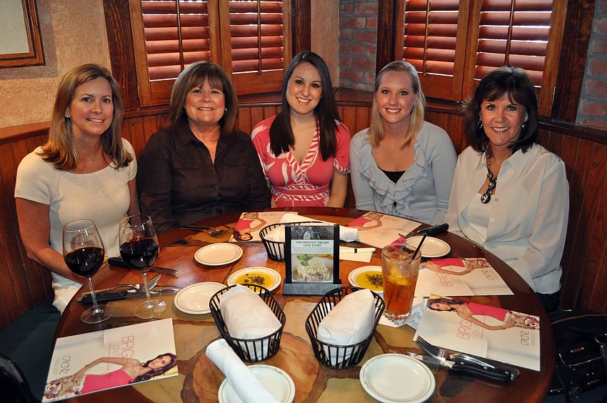 Jane Norton, Cindy Mercurio, Marisa Mercurio, Stephanie DeSear and Robin Serbin were looking forward to an eventful afternoon.