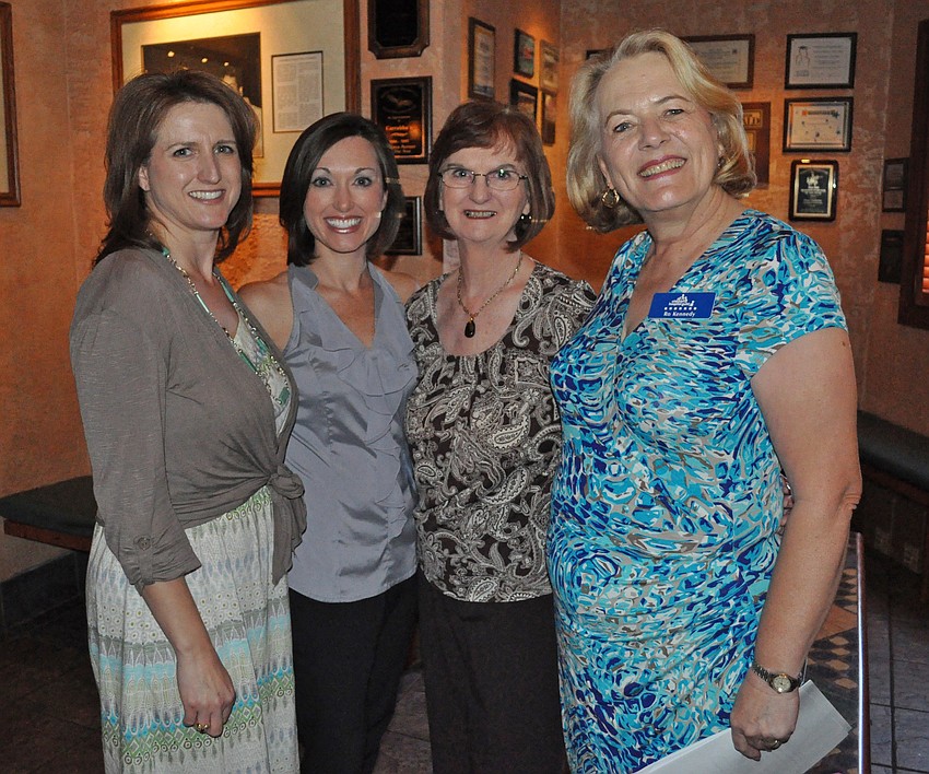 Shirley Storo, Laura Cheeseman, Marion Lucas and Ro Kennedy were looking forward to an enjoyable afternoon.