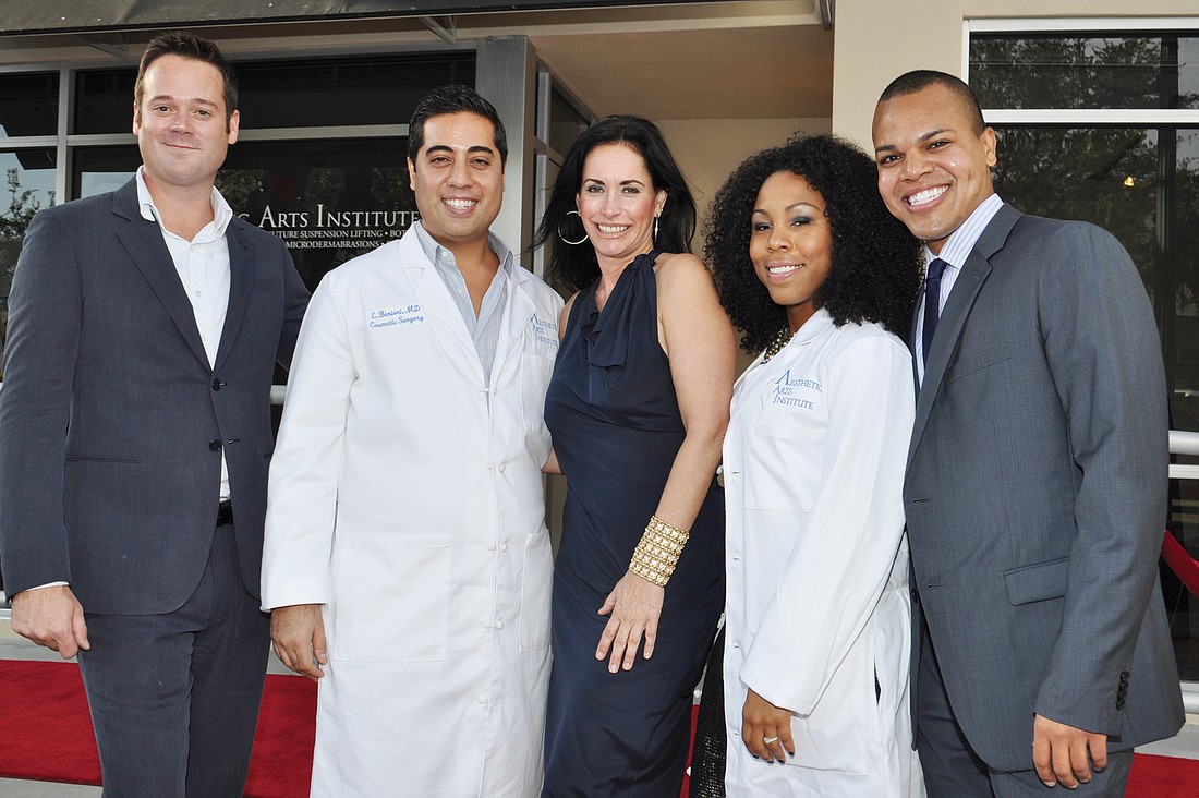 Ryan Heers, co-owner Dr. Elijah Benioni, Kimberly Marlow, co-owner Dr. Briana Southerland and Warren Decuir