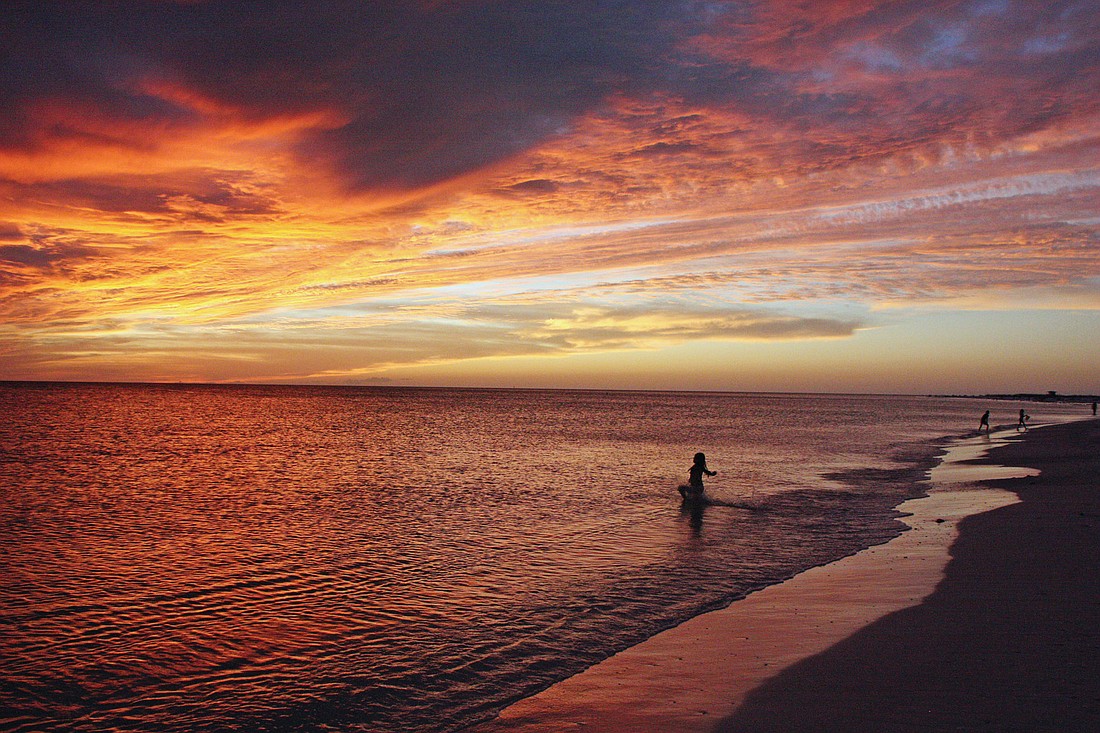 Lakewood Ranch resident Patricia Reed took this sunset photo on Lido Beach.