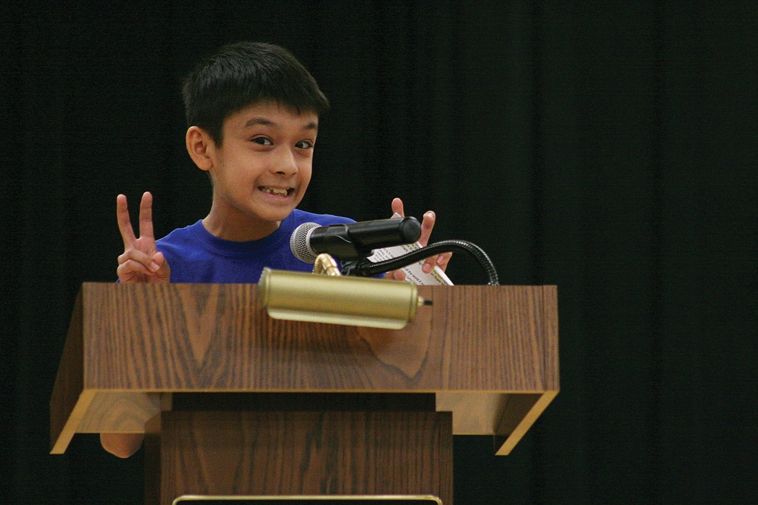 Alex Kumar will compete for the county speech crown May 12.