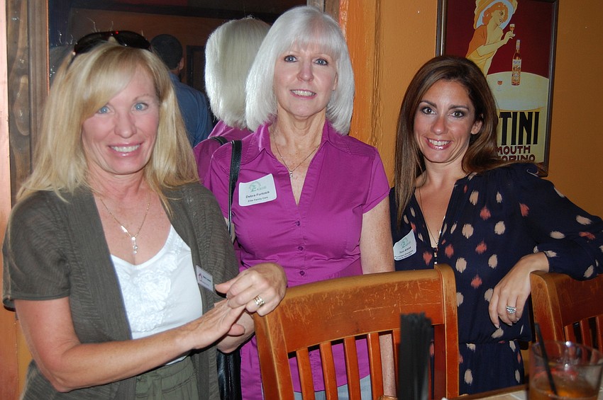 Valerie Lojewski, Always Home; Debra Fortosis, Elite Family Care; Toni Artusa, PuroClean Emergency Property Specialist