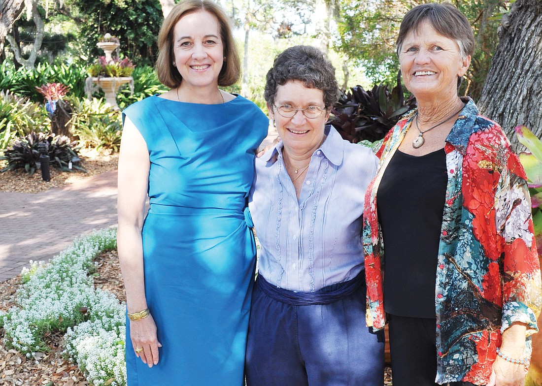 Selby Gardens chief development officer Ann Logan stands with Lee Byron and Pat Sellers, who make up part of three generations of family who have attended SelbyÃ¢â‚¬â„¢s MotherÃ¢â‚¬â„¢s Day brunch since it began seven years ago.