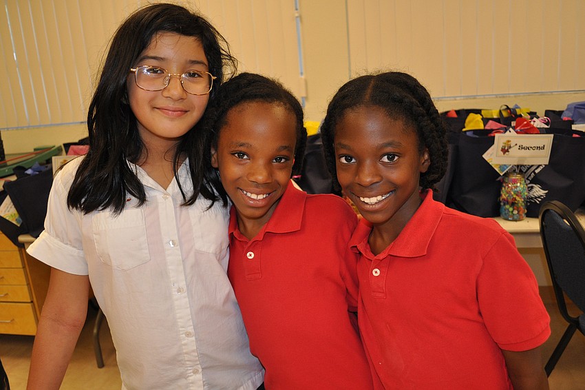 Nicole Lopez with sisters Ermine and Demi Herard