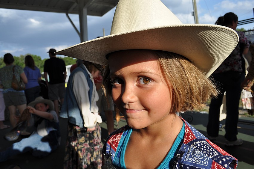 Ava Gracia, 6, enjoys dressing up in cowgirl attire.