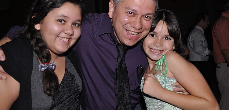 Isabella, Jonny and Angelina Ortiz spend most of their time on the dance floor.