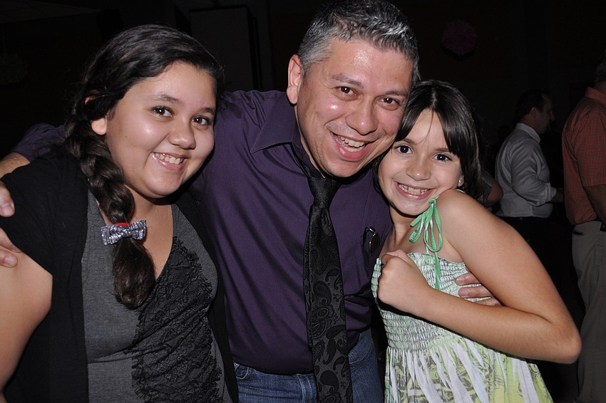 Isabella, Jonny and Angelina Ortiz spend most of their time on the dance floor.