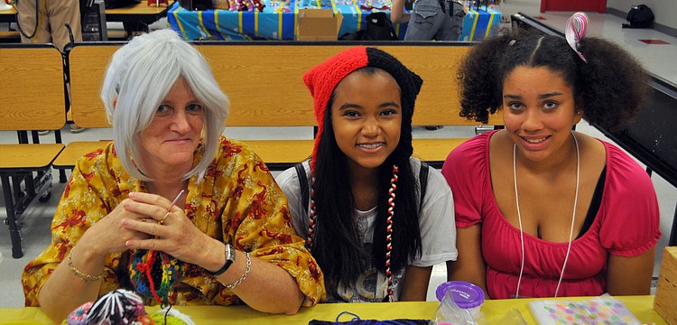 Janet Weidner, Harlee Johnson and Kayley Smith