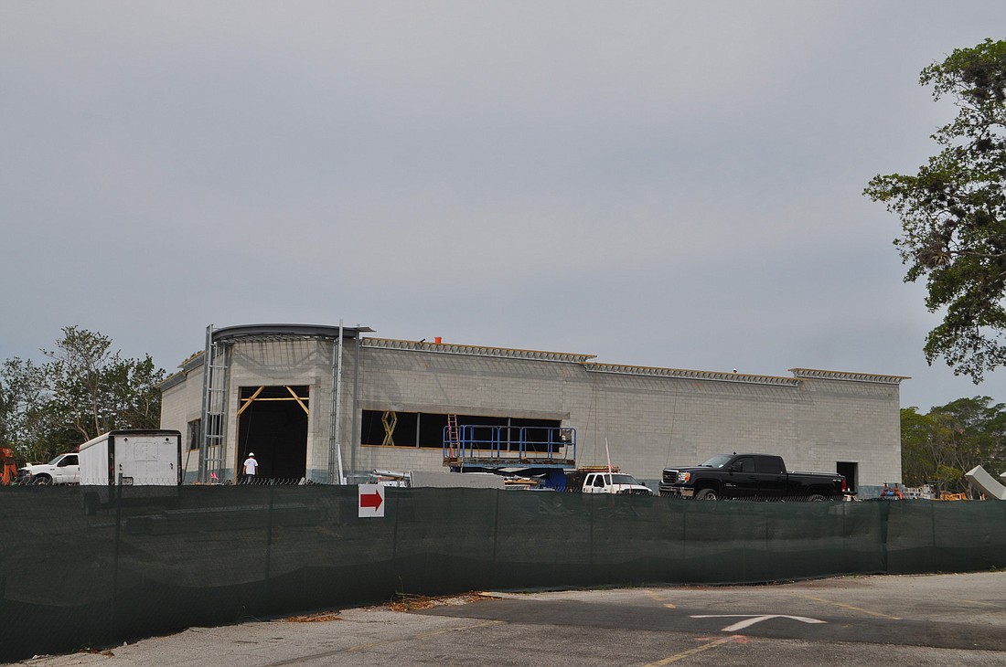 The new CVS store takes shape as contractors work toward a September opening