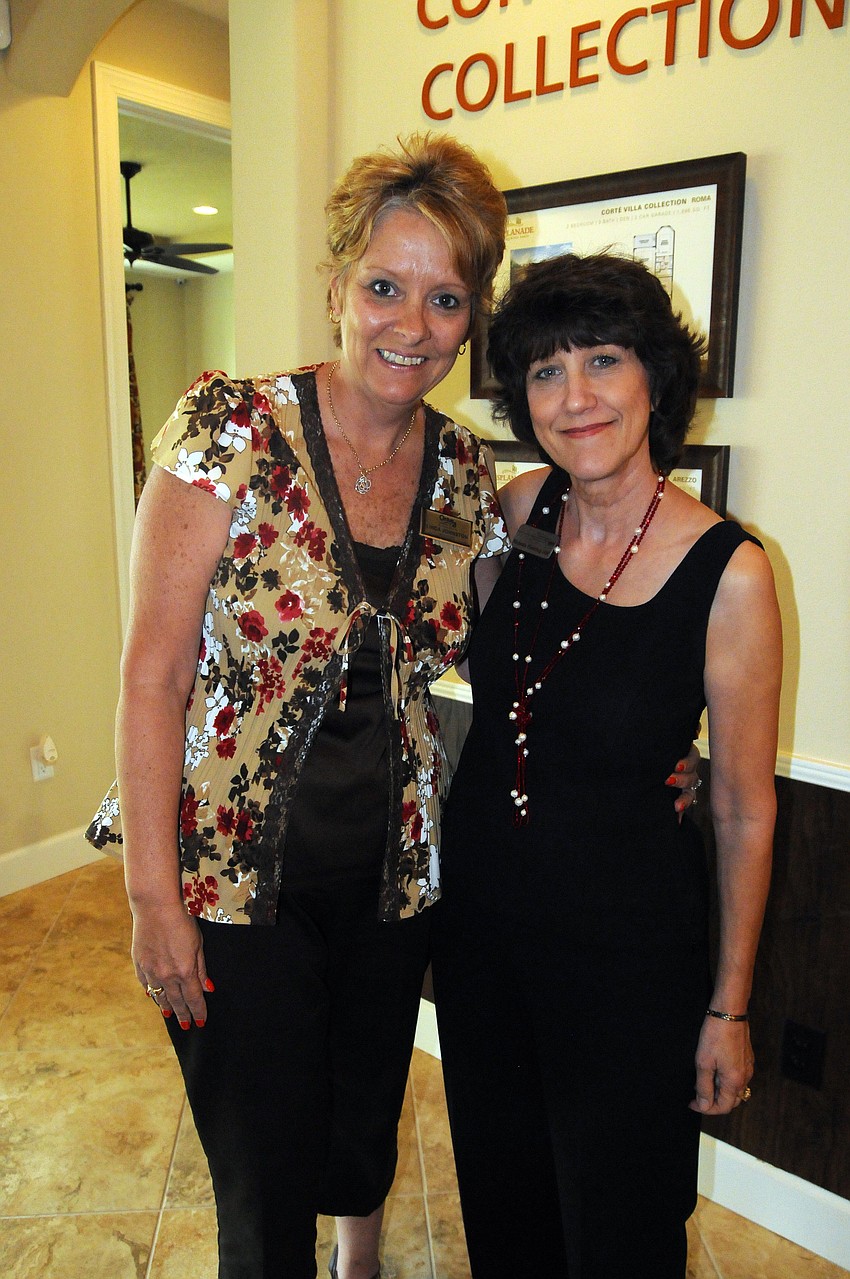 Linda Johnston of Century 21 All Aces and Taylor Morrison sales consultant Rhonda Fleming-Hill