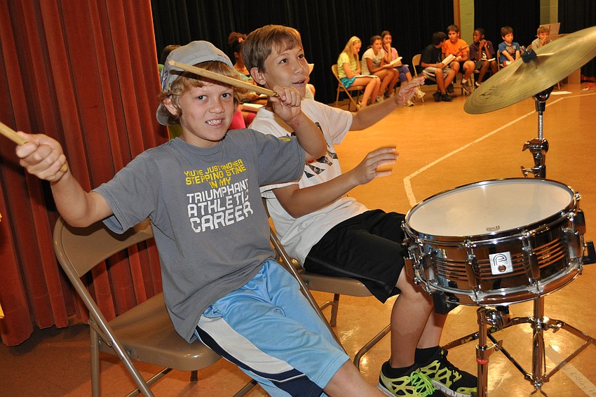 Cole McLellan and Marco Scalera added a special touch to jokes told on stage.