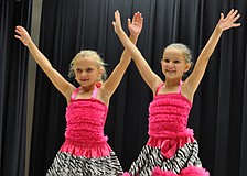 Imagine dancers Brooke Depasquale with Hannah Tisone performed the final routine together.