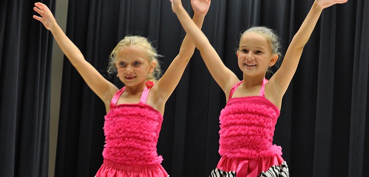 Imagine dancers Brooke Depasquale with Hannah Tisone performed the final routine together.