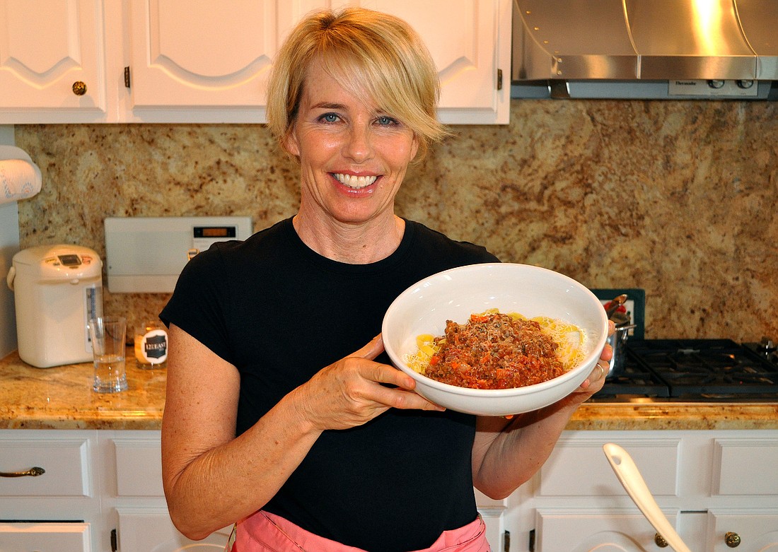 Enjoy a recipe for pasta with Bolognese sauce by Susan Asselstine.