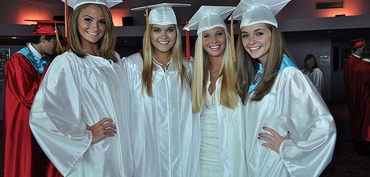 Briana Smith, Layni Chamberlain, Angela Mich and Claire Whitacre