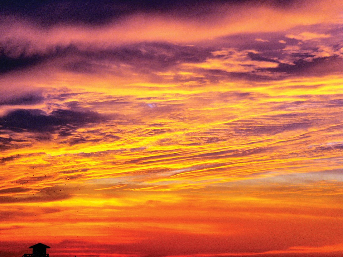 Jennie Fazioli Smith took this sunset photo on Siesta Key.