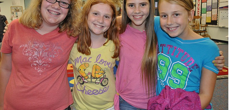 Angela Baldino, Catherine Kaiser, Montana Hicks and Jamie Loring