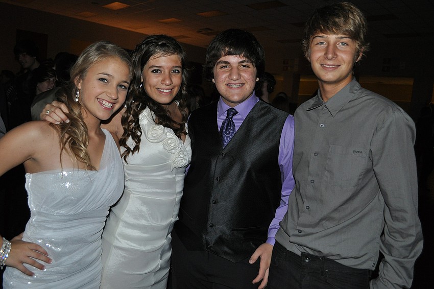 Halen Rath, Cristina Montesinos, Joey Capozzi and Nick Kidgell could not stay off the dance floor.