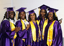 Venesha Bryant, Brenna Browning, Jazmine Brown, Janae Bryant and Brittley Mayes
