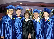 Andrew Grass, Kenny Smith, Ann Hankinson, Joshua Dinenberg and Max Cotler