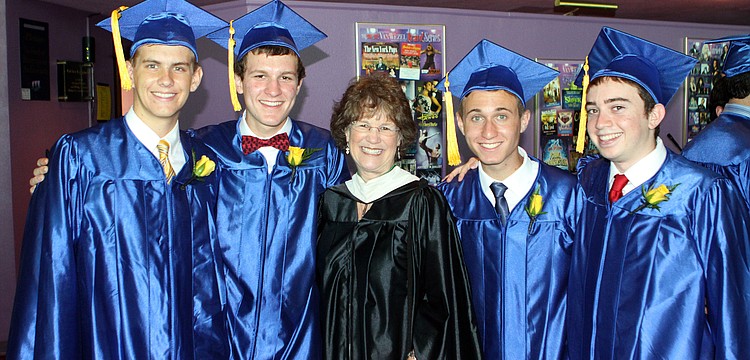 Andrew Grass, Kenny Smith, Ann Hankinson, Joshua Dinenberg and Max Cotler