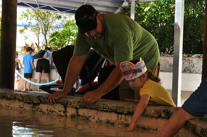 Paul and Mila Poteralski pet stingrays