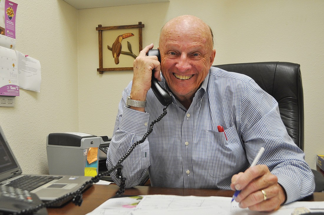 Dr. George Noble takes calls now from gift-buying customers, not patients.