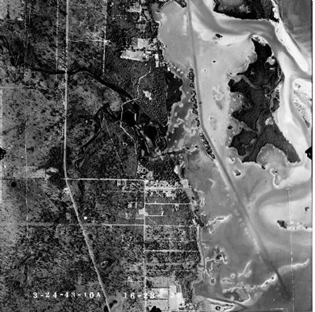 The water main connection between Siesta Key and Casey Key was constructed with metallic materials and had to take an inefficient path because of technology in the early 1970s. Courtesy photo.