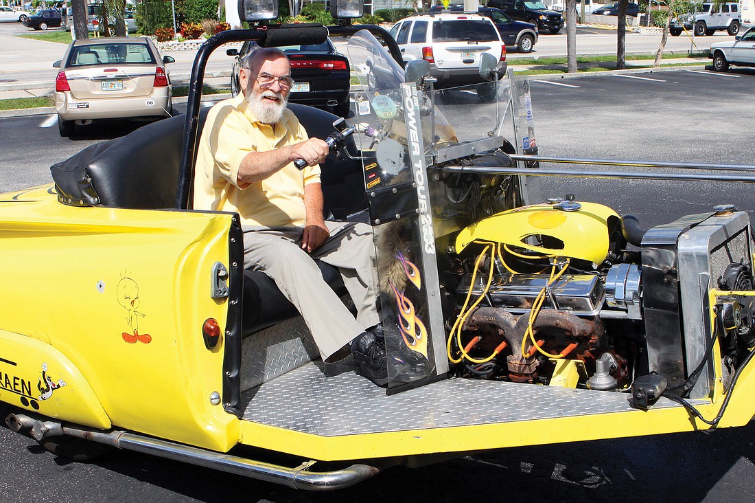 Joe Thraen started building the three-wheeled, cartoonish creation "Tweety Bird" in 1990. Determined to build it by hand with legal parts, it was more than a decade before it was ready for flight. Rachel S. O'Hara.