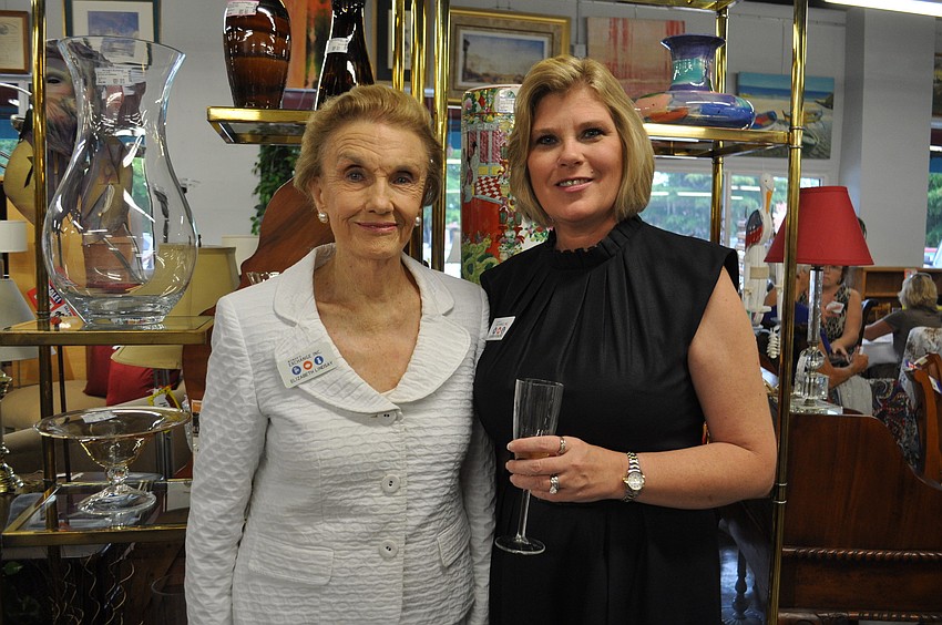 Co-founder of Womanâ€™s Exchange Elizabeth Lindsay and Executive Director Karen Koblenz