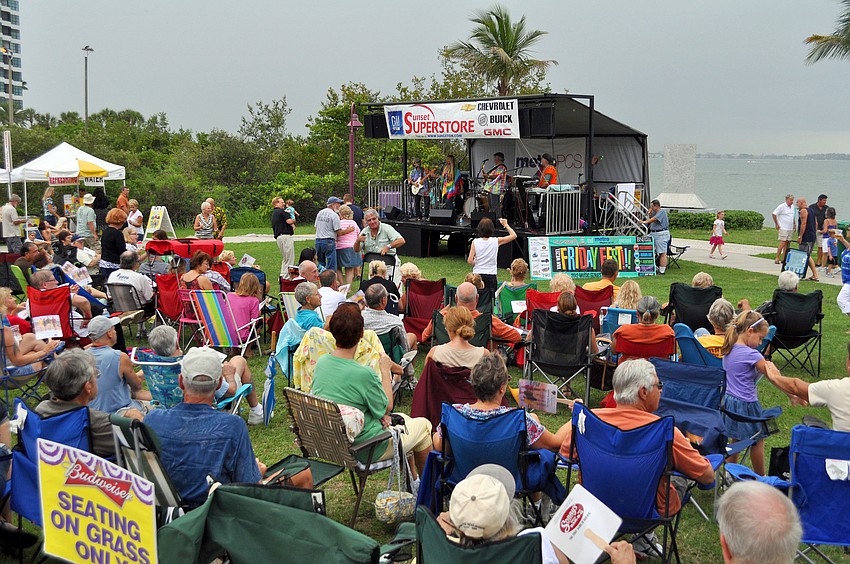 Hundreds of people came out for the first Friday Fest of the season, Friday, June 8, at the Van Wezel.