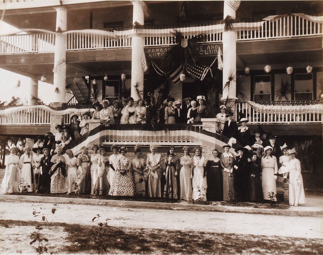 Circa 1913, when the club was known as Sarasota Yacht and Automobile Club. Courtesy photos.