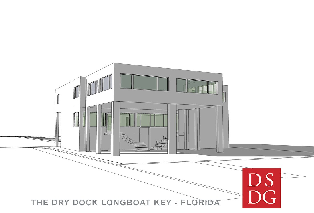 Dry Dock Waterfront Grill seeks to enclose the area above its existing roof, which would add waterfront dining space.