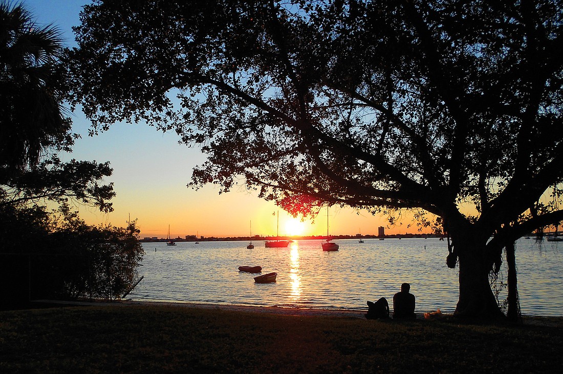 Helena Sutherland submitted this sunset photo, taken overlooking Sarasota Bay.