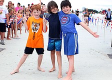 Nick Rich, 8, Aidan Oâ€™Horan, 8, and Andreas Zeitler, 8