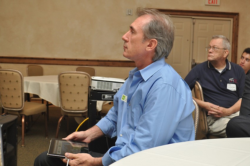 Steve Boris of Boost Studio presents the new website that will be active starting July 1