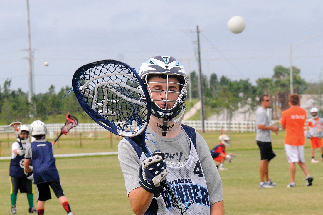 Aidan Dowdy plays lacrosse for The Out-of-Door Academy.