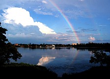 Congratulations to Mena Lisa Kates, our June monthly winner!. Kates submitted this photo, taken over Pansy Bayou in Lido Shores.