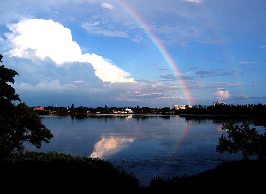 Congratulations to Mena Lisa Kates, our June monthly winner!. Kates submitted this photo, taken over Pansy Bayou in Lido Shores.