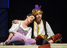 Olivia LaFemina, 12, and Jackson Helwege, 13, performed the duet â€œA Whole New World.â€