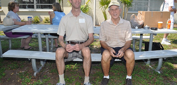 Peter Krozser and George Krozser had a father-son outing and a great day