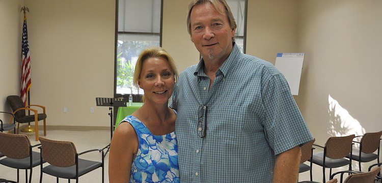 Annette Broy and Pastor Mike Broy