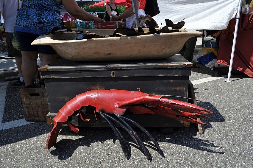 Sarasota Architectural Salvageâ€™s display fit the theme.