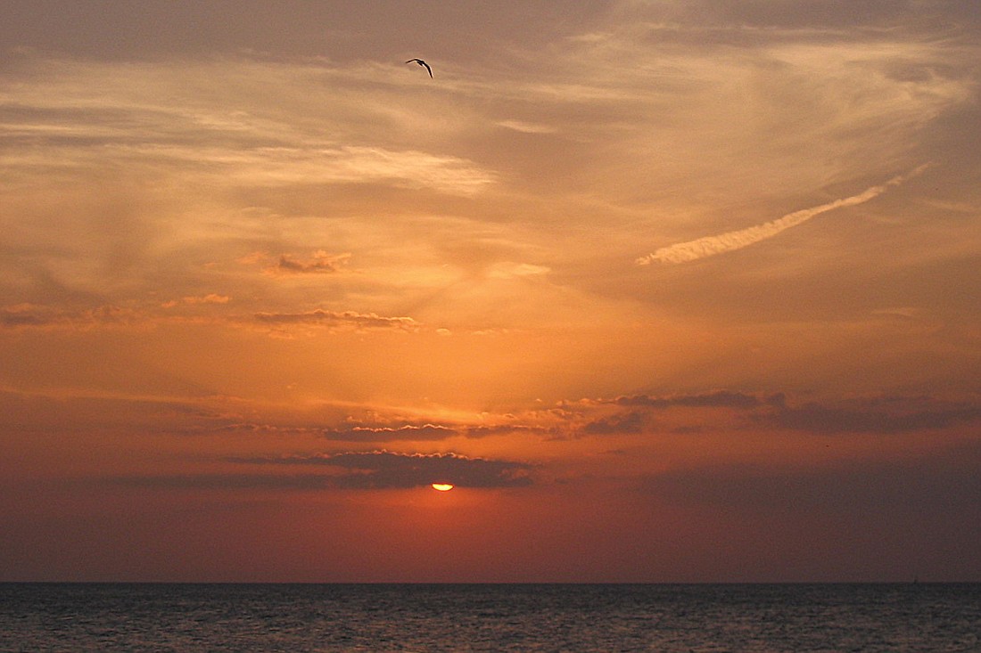 Christine McCrenzi submitted this sunset photo, taken on Siesta Key.